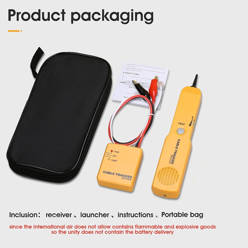 Tone Generator & Probe Kit - Essential Tool for Cable and Phone Line Testing