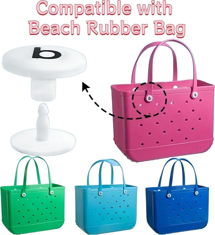 4 Pack Replacement Buttons for Bogg Bags Accessories, Handle Rivets Totes Bags
