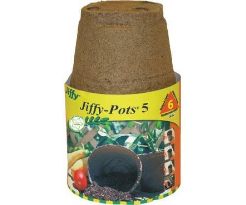 Jiffy Pots 5" Round - 6 pack  Wallace Organic Wonder