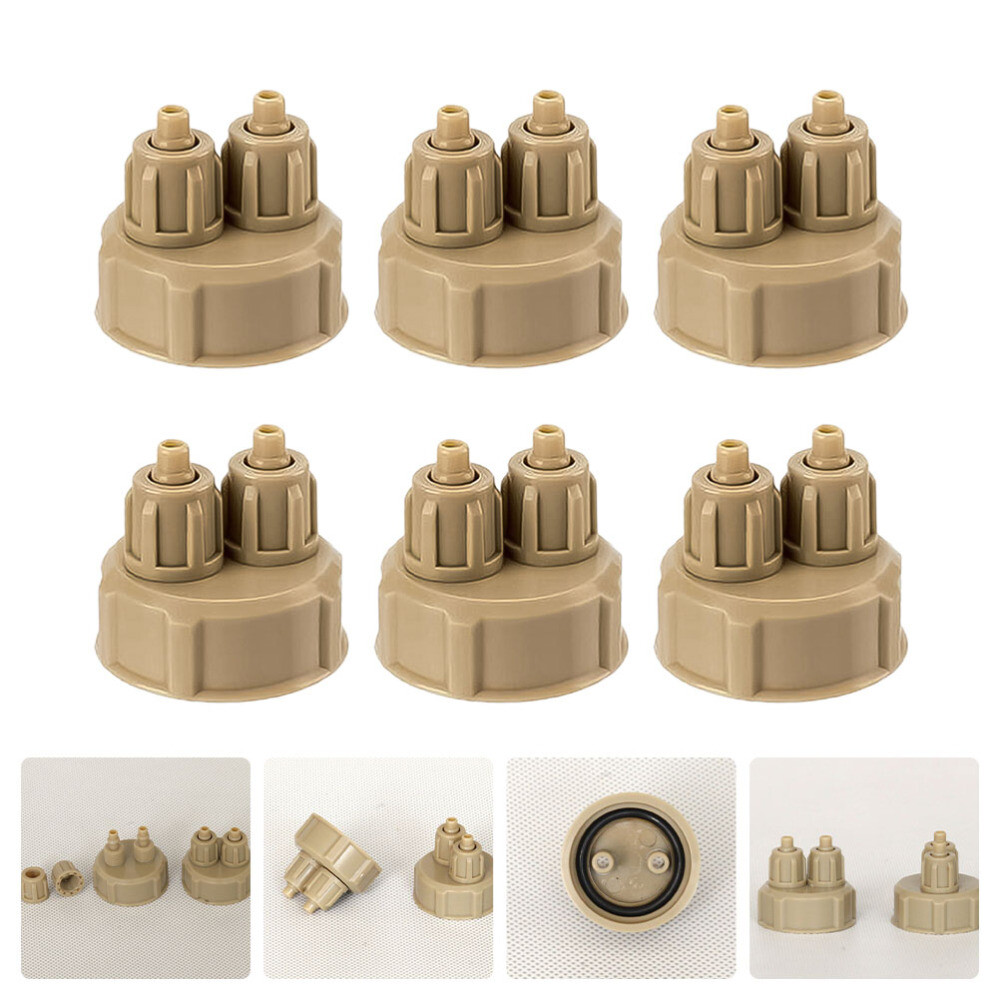 6Pcs Co2 Diffuser Electric Generator DIY Reactor Bottle Cap Self Made