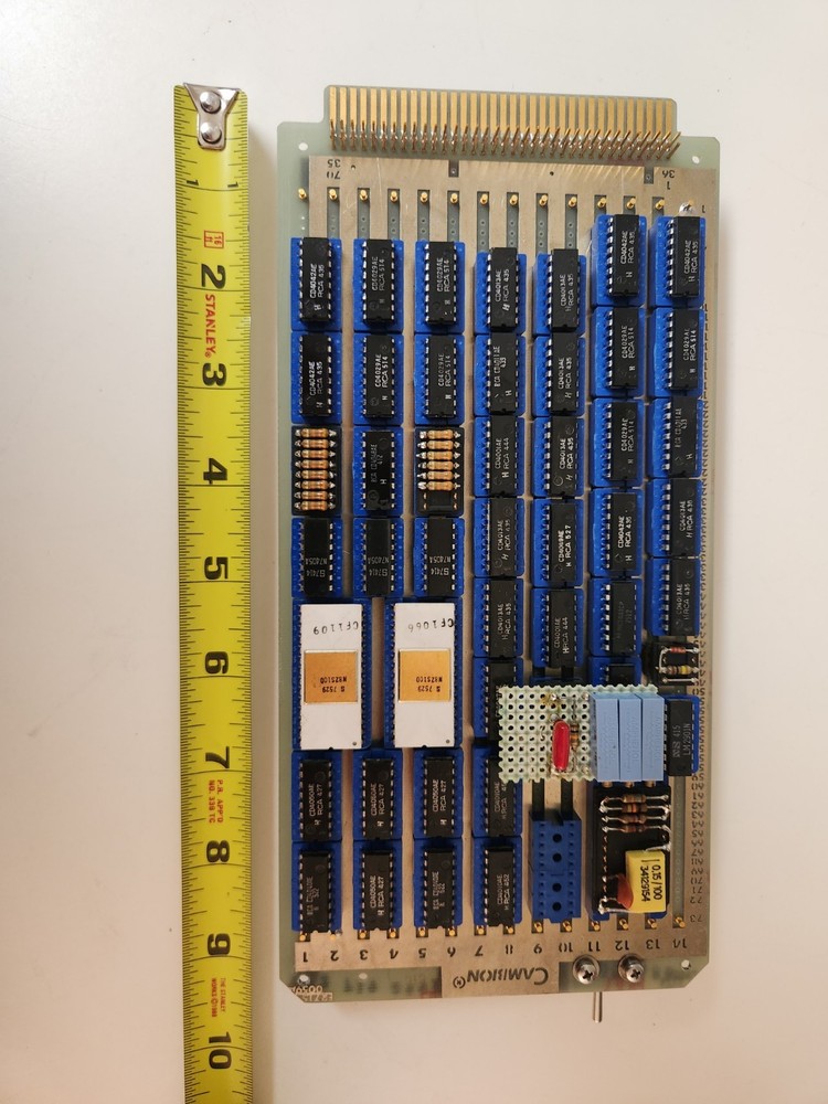 Cambion Wire Wrap Pin Board With Integrated Circuits
