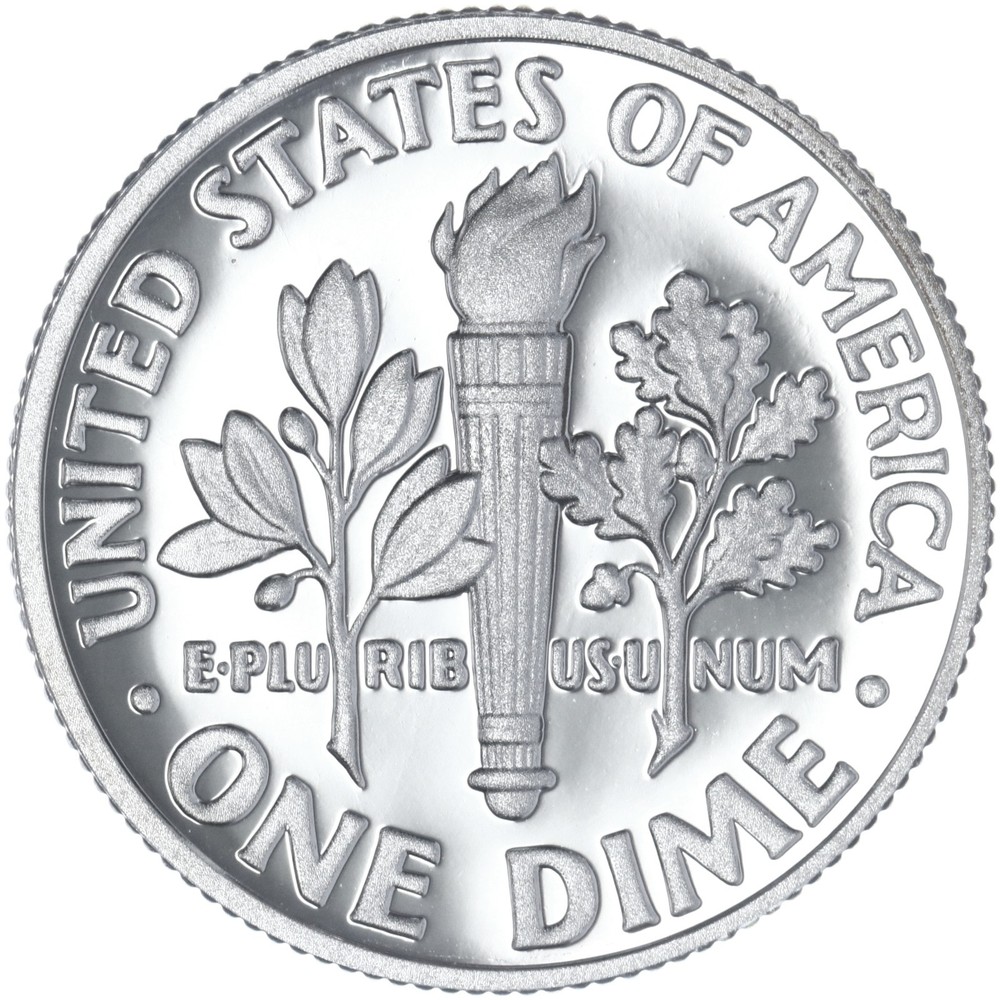 2015 S Roosevelt Dime Gem DCam Proof 90% Silver