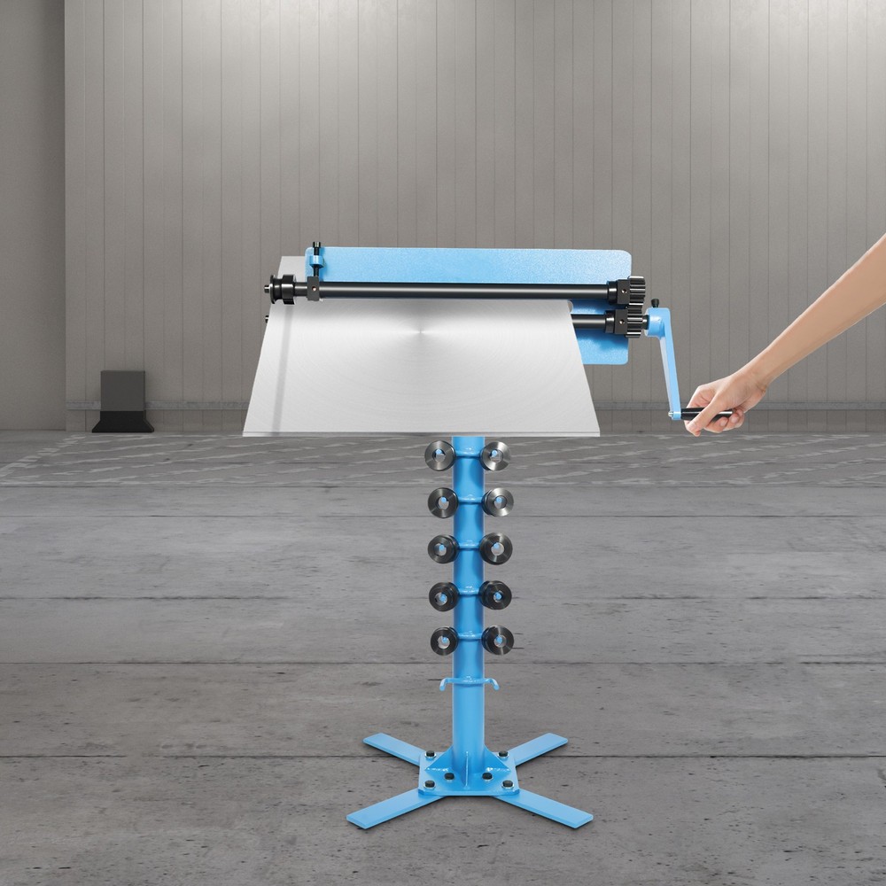 Manual Bender Bead Roller Sheet Metal Bending Machine 6 Pairs Profile Roller