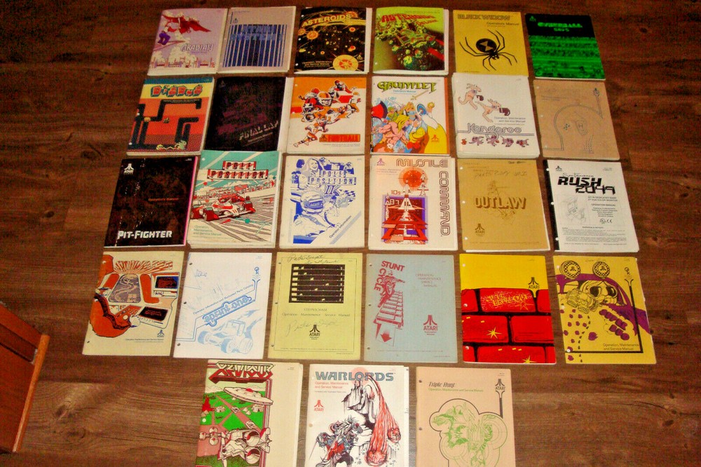 Atari Video Game Operating Manuals. Decent Condition, You Choose Which One.