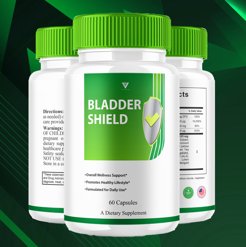 Bladder Shield Prostate Pills, BladderShield Support (60 Capsules)