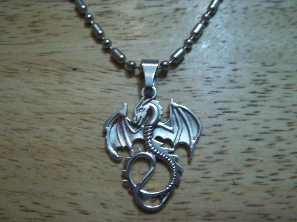 DRAGON NORSE Necklace Stainless Chain
