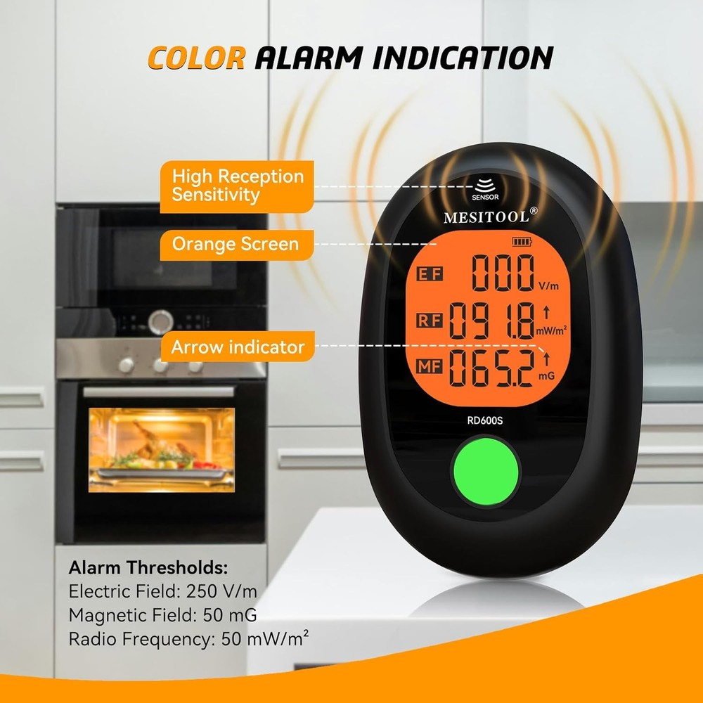 Electromagnetic Field Detector Digital Electromagnetic Radiation Detector