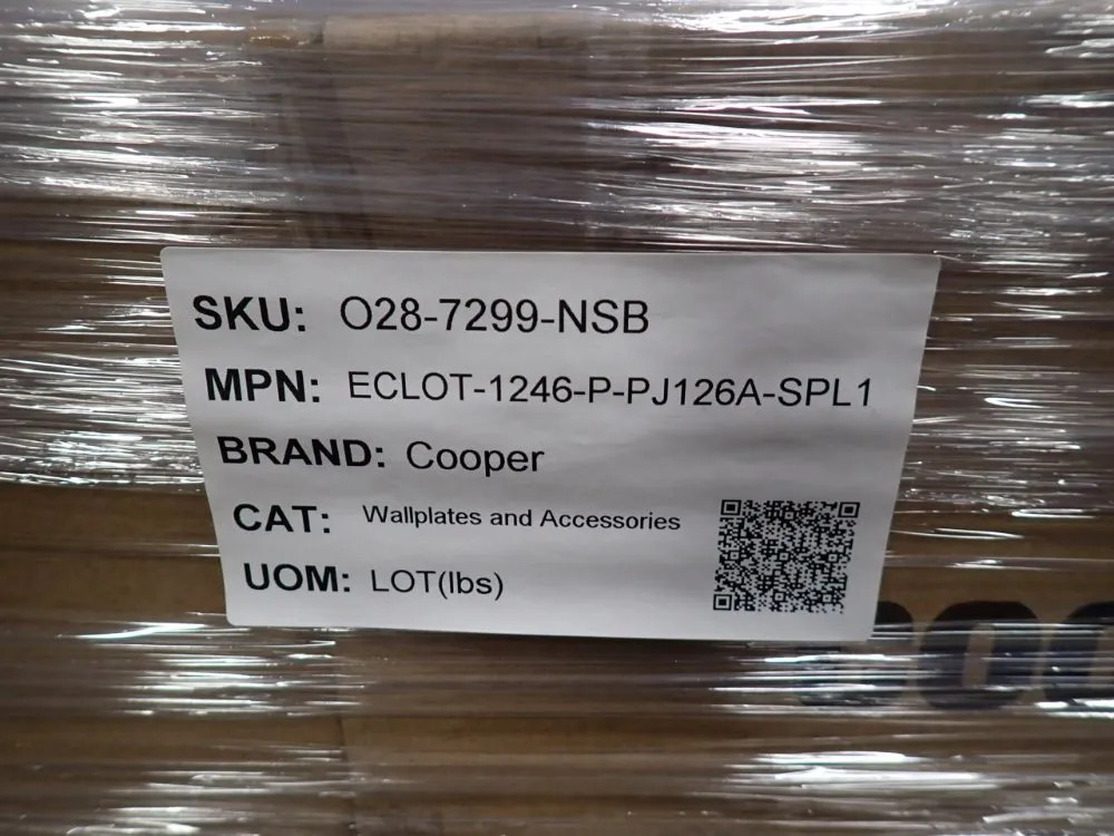 COOPER PJ126A WALLPLATE 10210122843