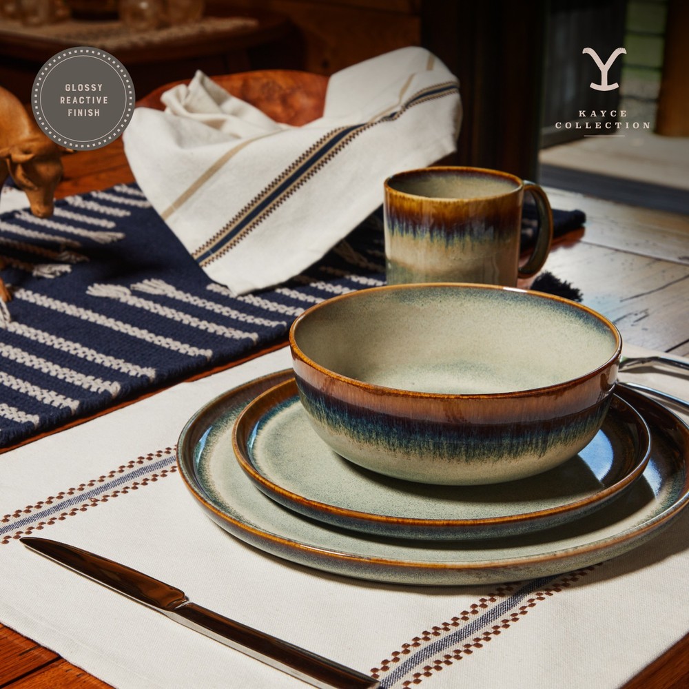 Ceramic Oval Platter, Yellowstone Collection