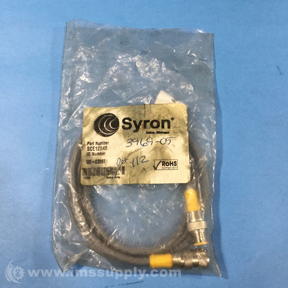 Syron SCE12042 Cable Assembly FNOB