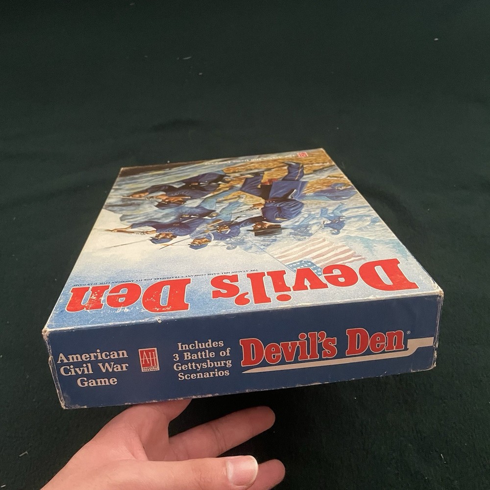 Avalon Hill 1985 Devil's Den Civil War Strategy Board Game Unpunched