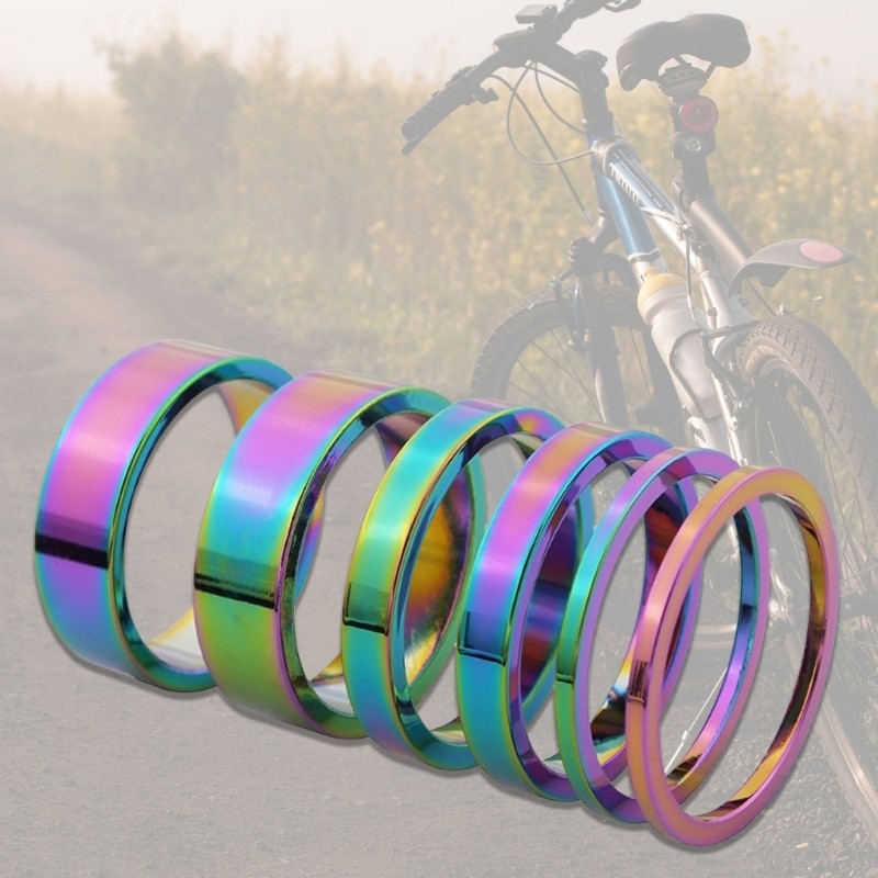 Aluminum Alloy Headset Spacers Bicycles Front Fork Washer Headset Stem Washer
