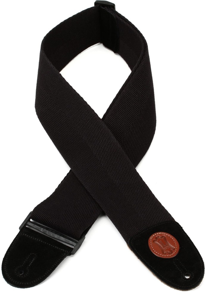 Levy's MSSC4 Cotton Bass Strap - Black (2-pack) Bundle