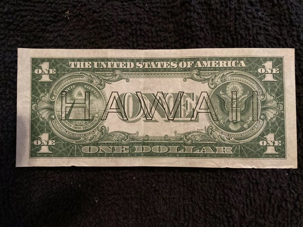 1934 A Hawaii One Dollar Note
