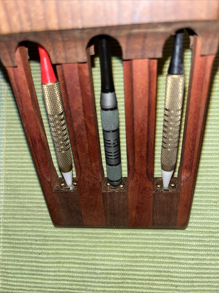 Dart Holder. Wood. Holds 3 Darts.