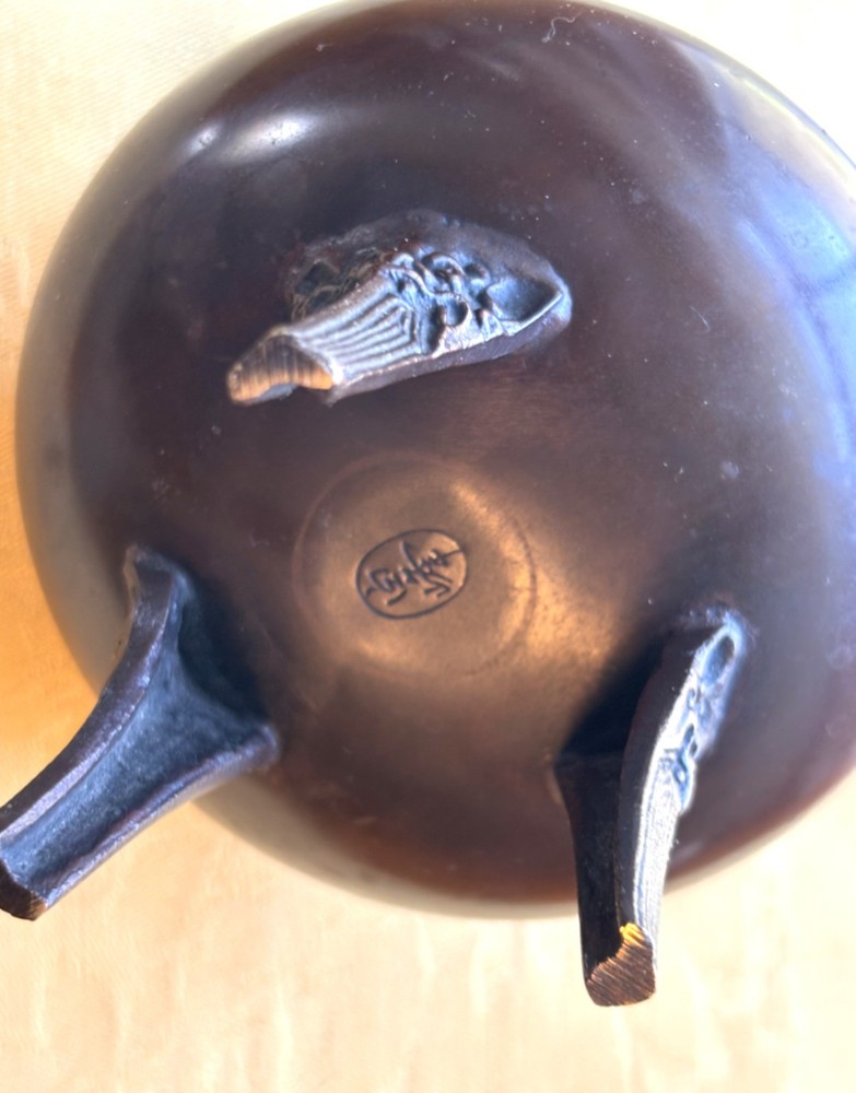Chinese Bronze Tripod Censer Signed
