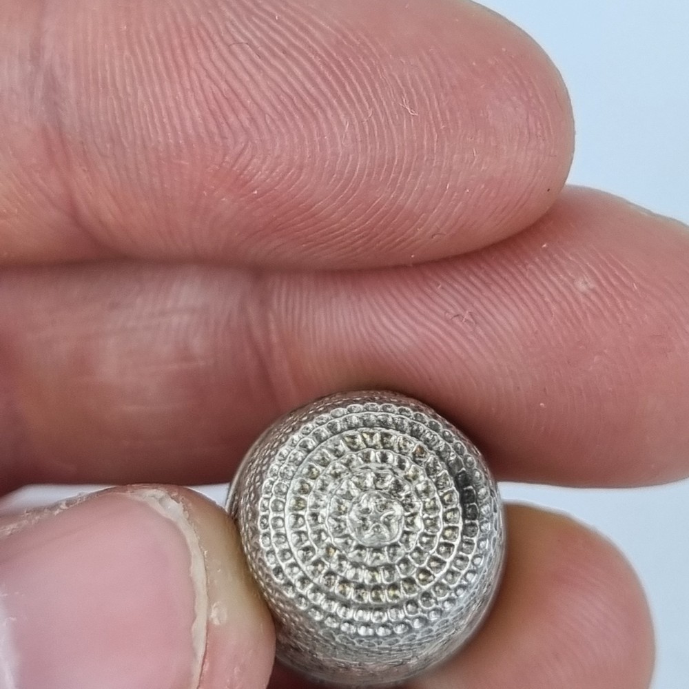 Antique Solid Silver Thimble Birmingham 1926 Henry Griffith & Sons