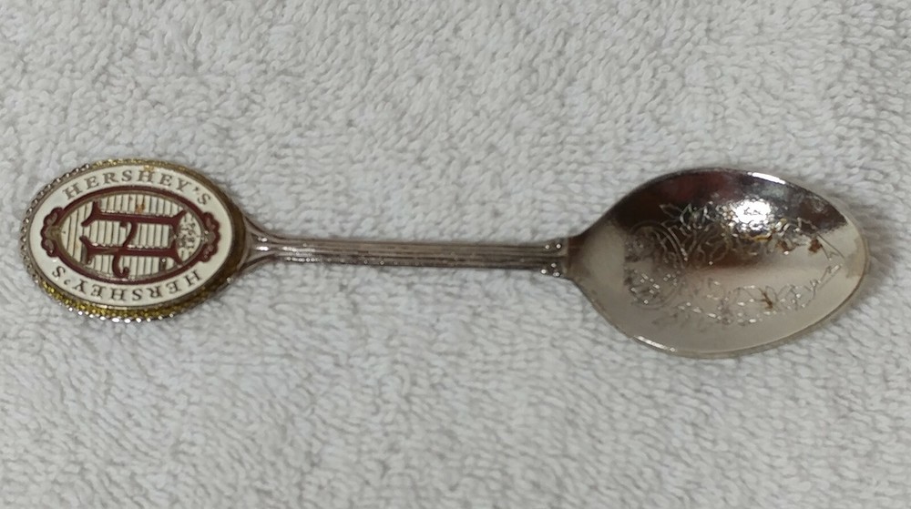 Hershey's Chocolate Hershey PA Collector Spoon SILVERPLATED Vintage