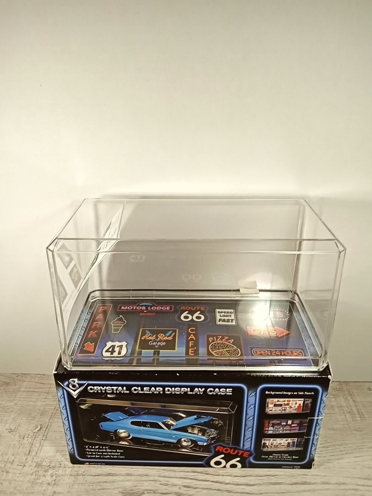 Crystal Clear Display Case New Open Box 9" x 4.38" x 4.13"