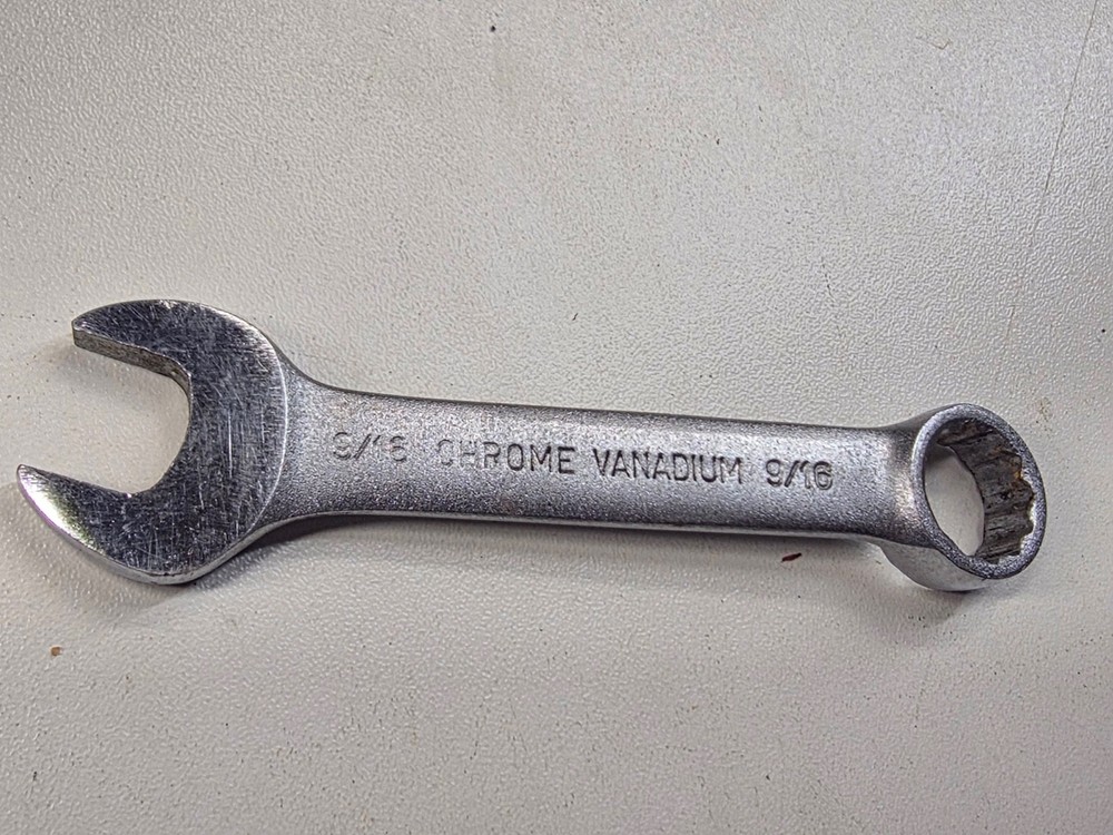 9/16" Task Force combination STUBBY wrench