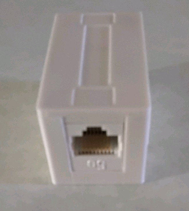CAT5E SURFACE MOUNT MODULE T568A/B WHITE UNICOM - SMM-UE1-WT