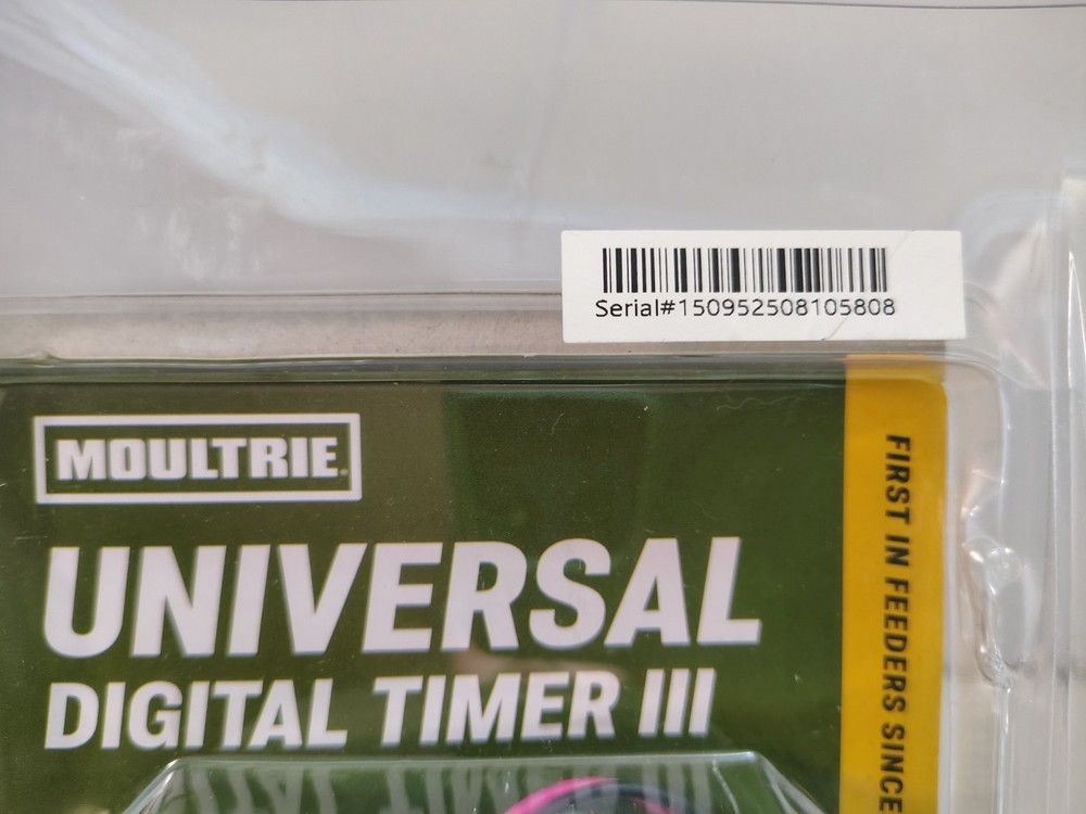 Moultrie Universal Digital Timer III Deer Feeder Timer, Bluetooth, 10 Feeds