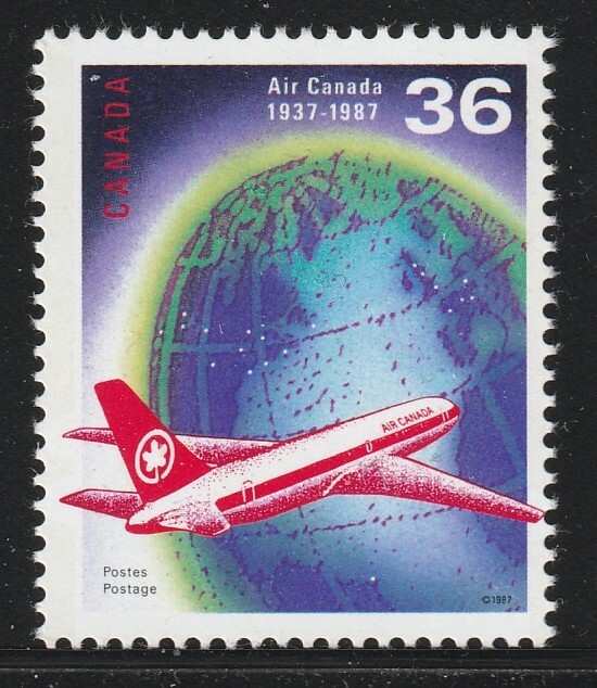 Canada #1145, Air Canada, MNH 1987