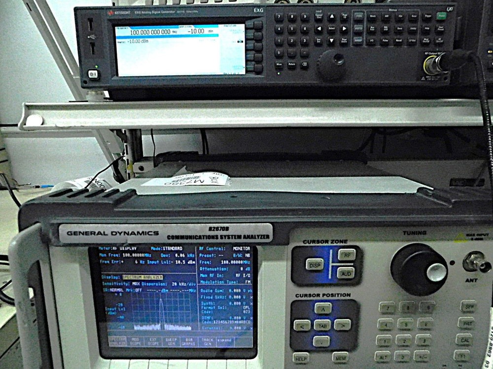 GENERAL DYNAMICS R2670B COMMUNICATIONS SYSTEM ANALYZER