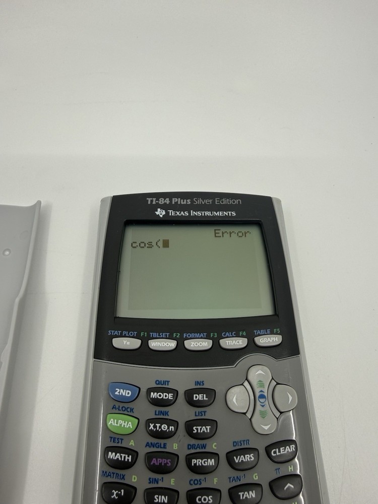 Texas Instruments TI-84 Plus Silver Edition Graphing Calculator Gray TESTED