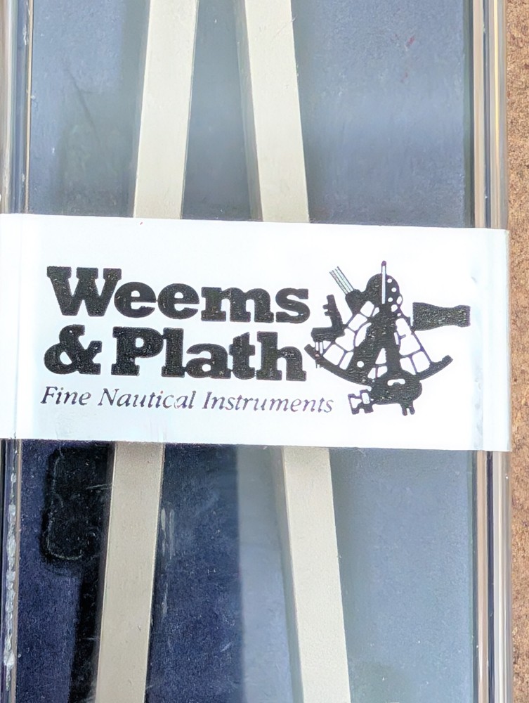 Weems & Plath Germany: 7" Matte Nickel Navigation Divider (Vintage)