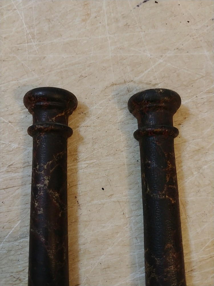 INGRAHAM MANTLE CLOCK WOODEN COLUMNS