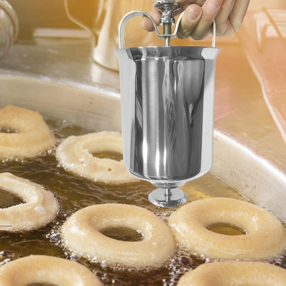 Donut Maker Kitchen Pastry Making Doughnut Machine Bake Ware Stainless Steel