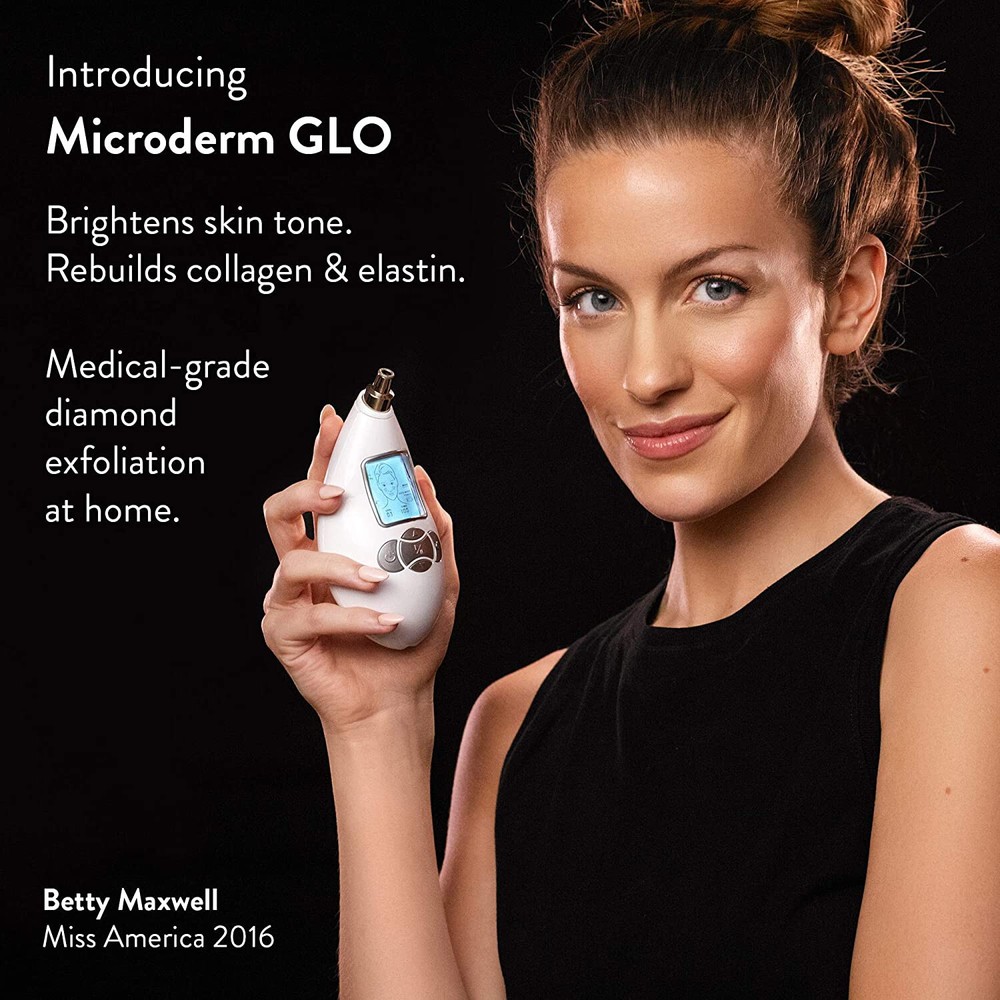 Microderm GLO Diamond Microdermabrasion Machine and Suction Tool