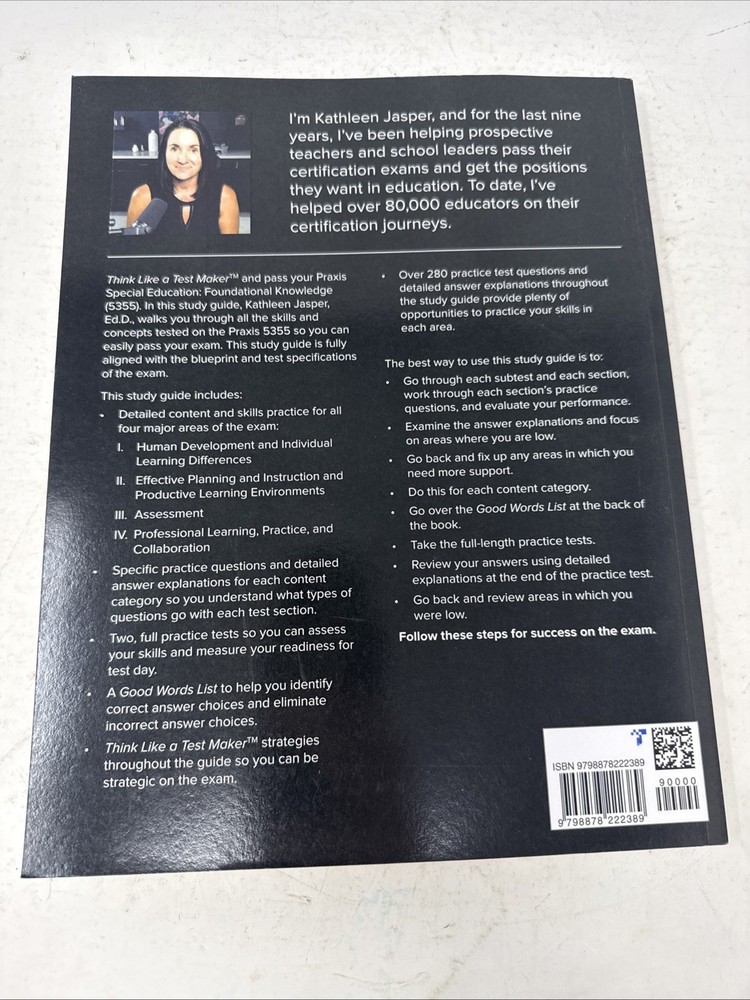 Praxis Special Education: Foundational Knowledge 5355 by Kathleen Jasper