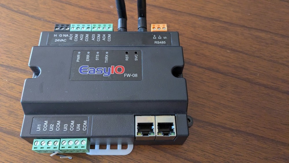 EASYIO FW-08 WiFi 8-point BMS/BAS Controller