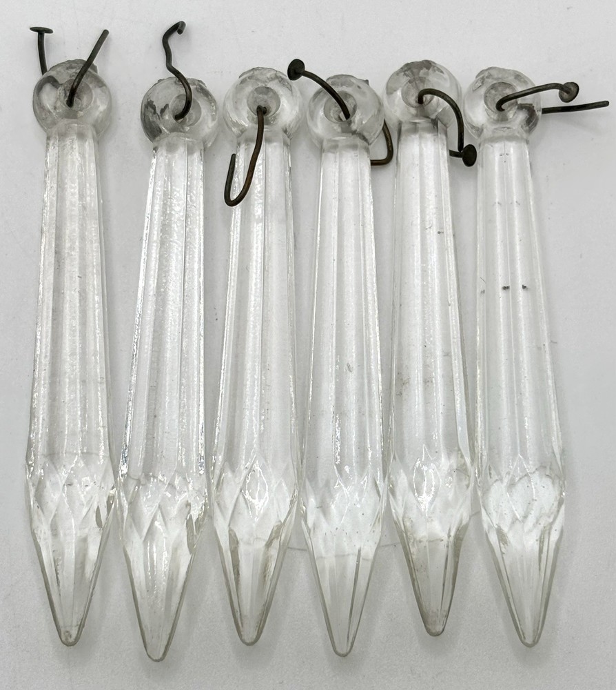 25 Glass Drops Prisms Icicles Chandelier Replacement