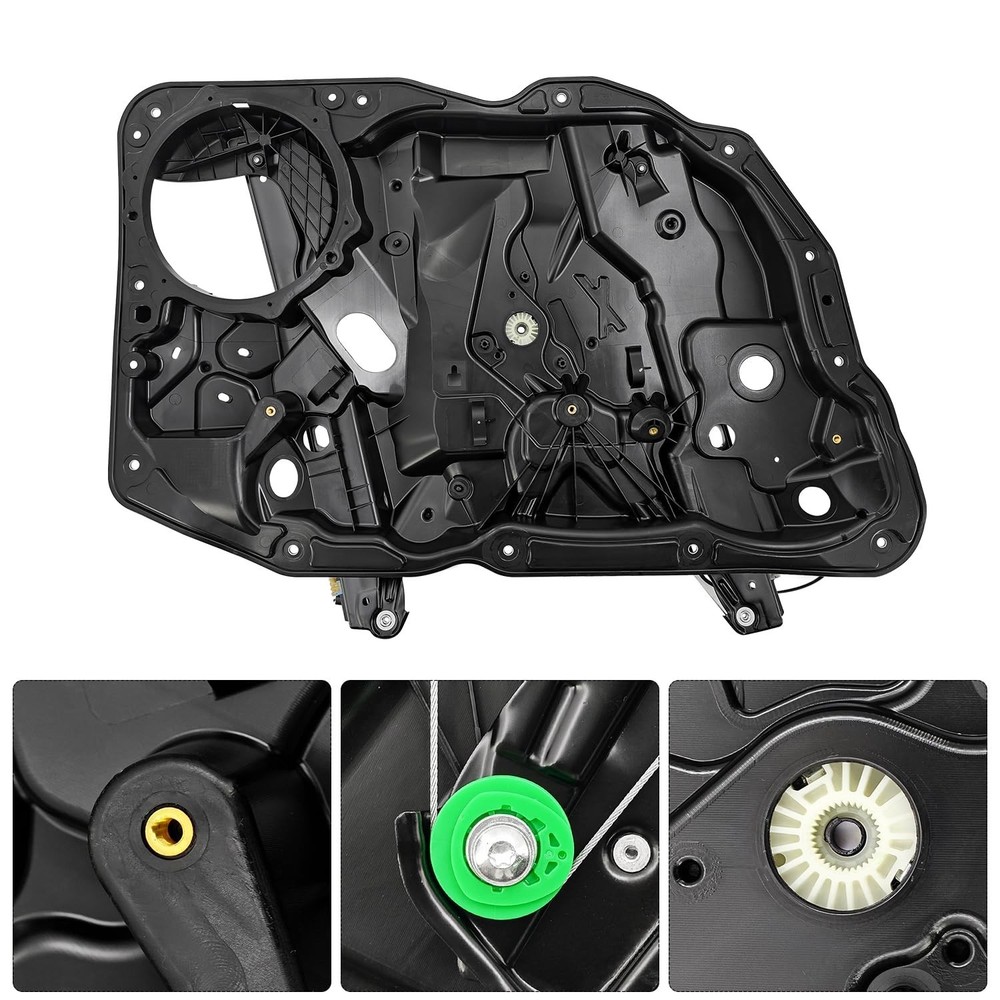 Front Window Regulator Assembly Without Motor Compatible with Porsche Cayenne...