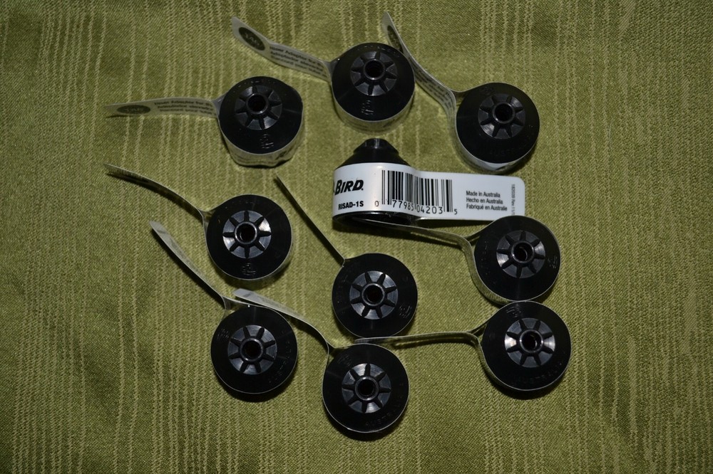 10 x Micro Spray Riser Adapters for Threaded Devices RISAD-1S Drip Irrigation