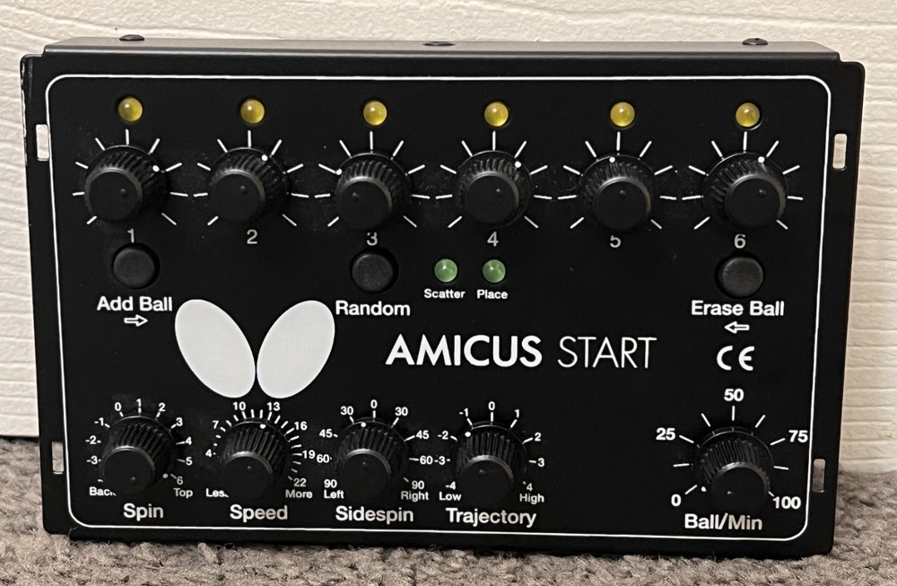 Butterfly Amicus Start Table Tennis Robot Control Panel Only