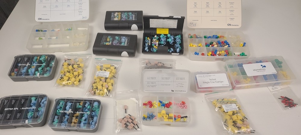 NO TARIFF FREE SHIP Lot Audiology Eartips Tympanometry Tips Otometrics