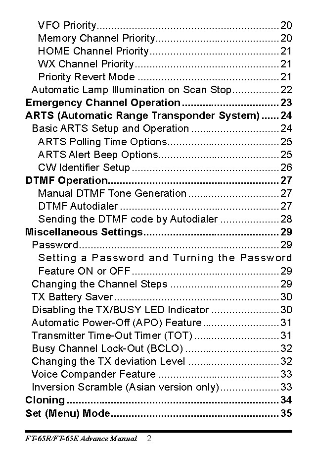 Yaesu FT-65RE Advanced Instruction Manual Operating Guide Coil Bound