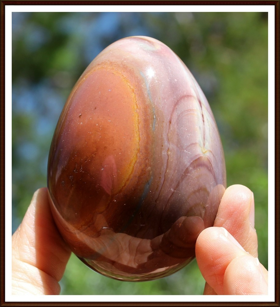 Beautiful! Polychrome Jasper Egg (JAS616)