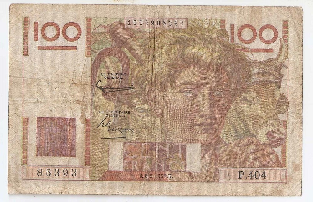 France 100 francs  1951