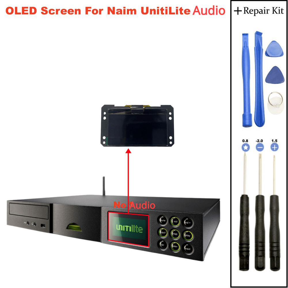 For Naim UnitiLite Network Player OLED LCD Screen With Board Replace Repair Part