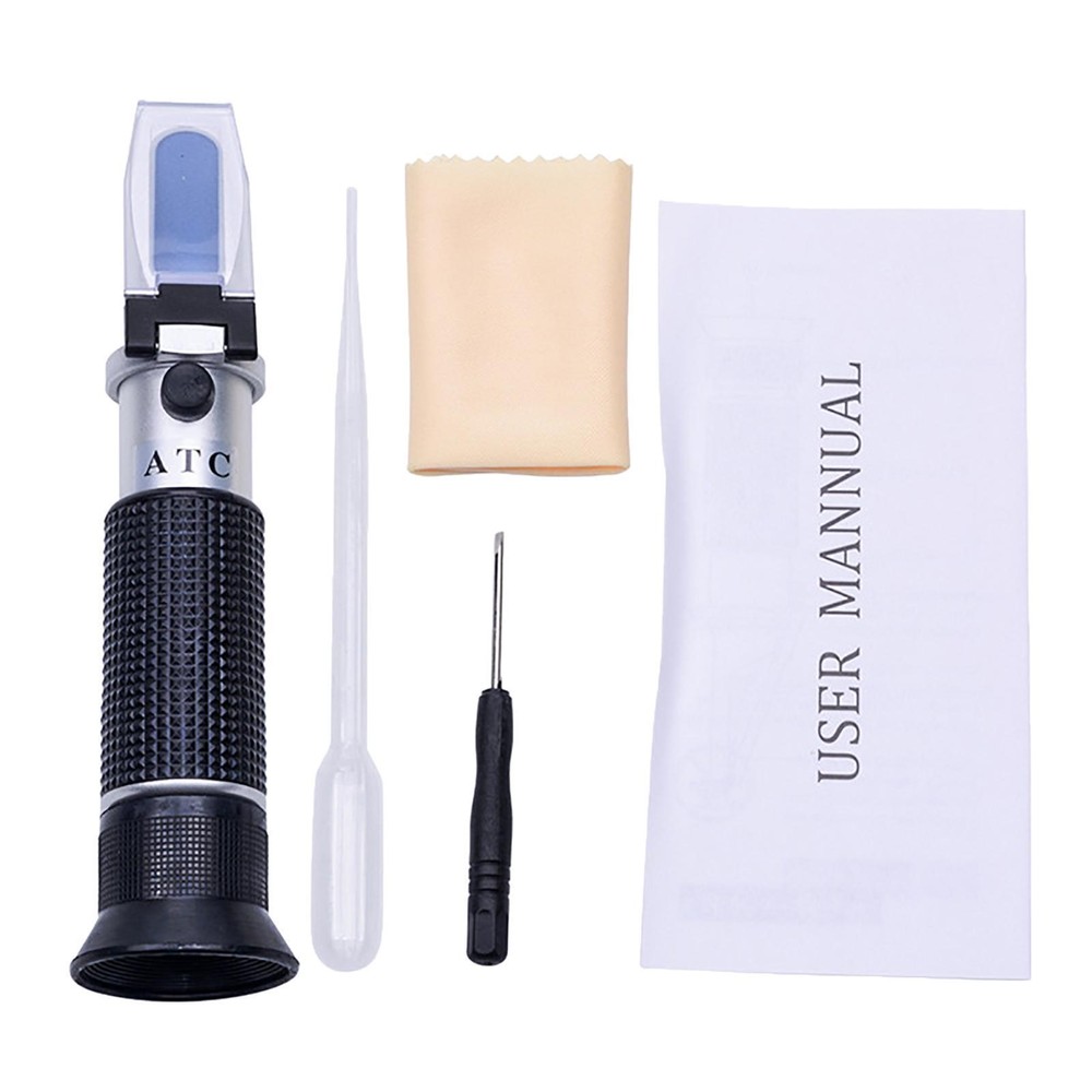 Refractometer W/ Storage Box W/ Atc Measuring Sugar Content