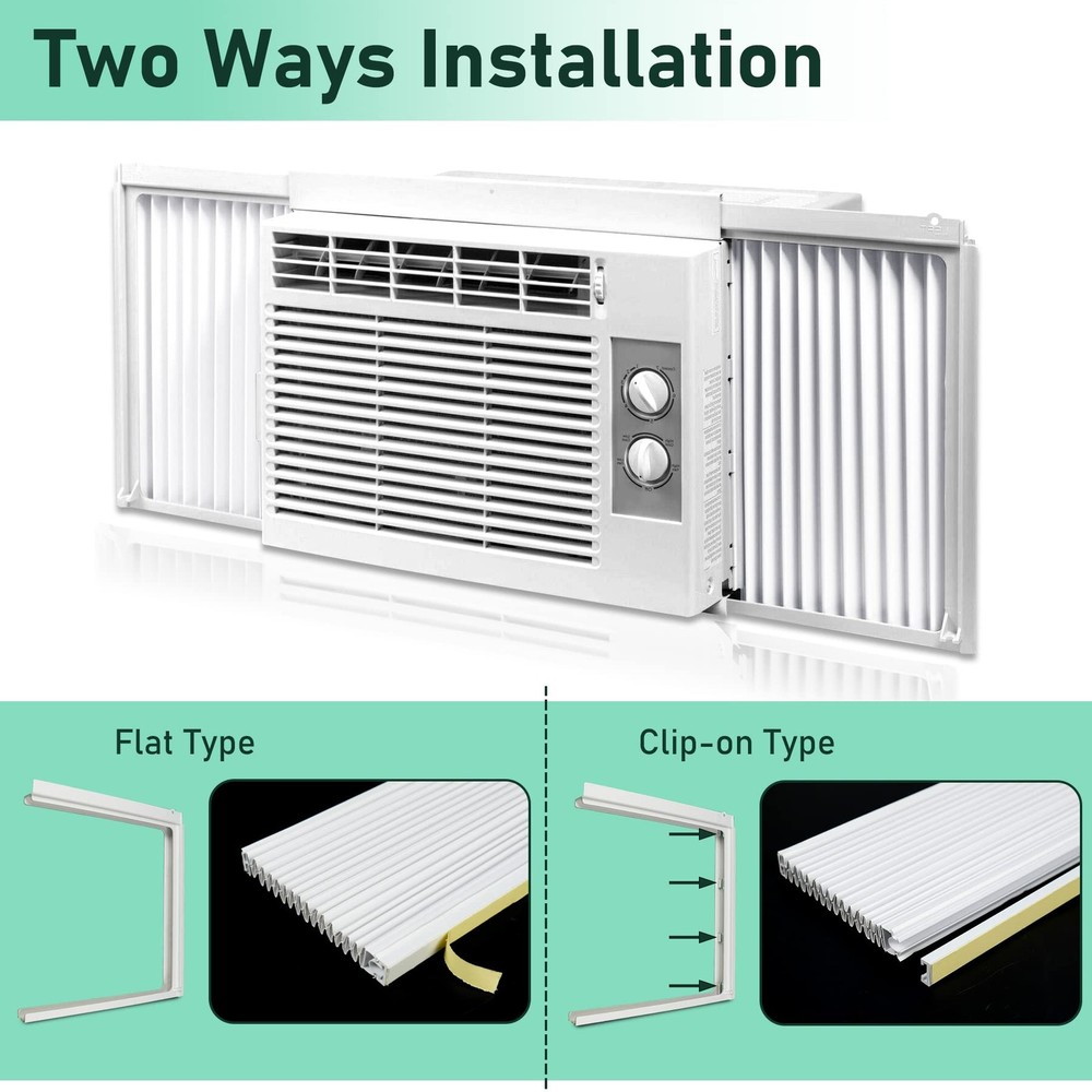 Window Air Conditioner Side Panels with Double Layers, Adjustable Insulation ...
