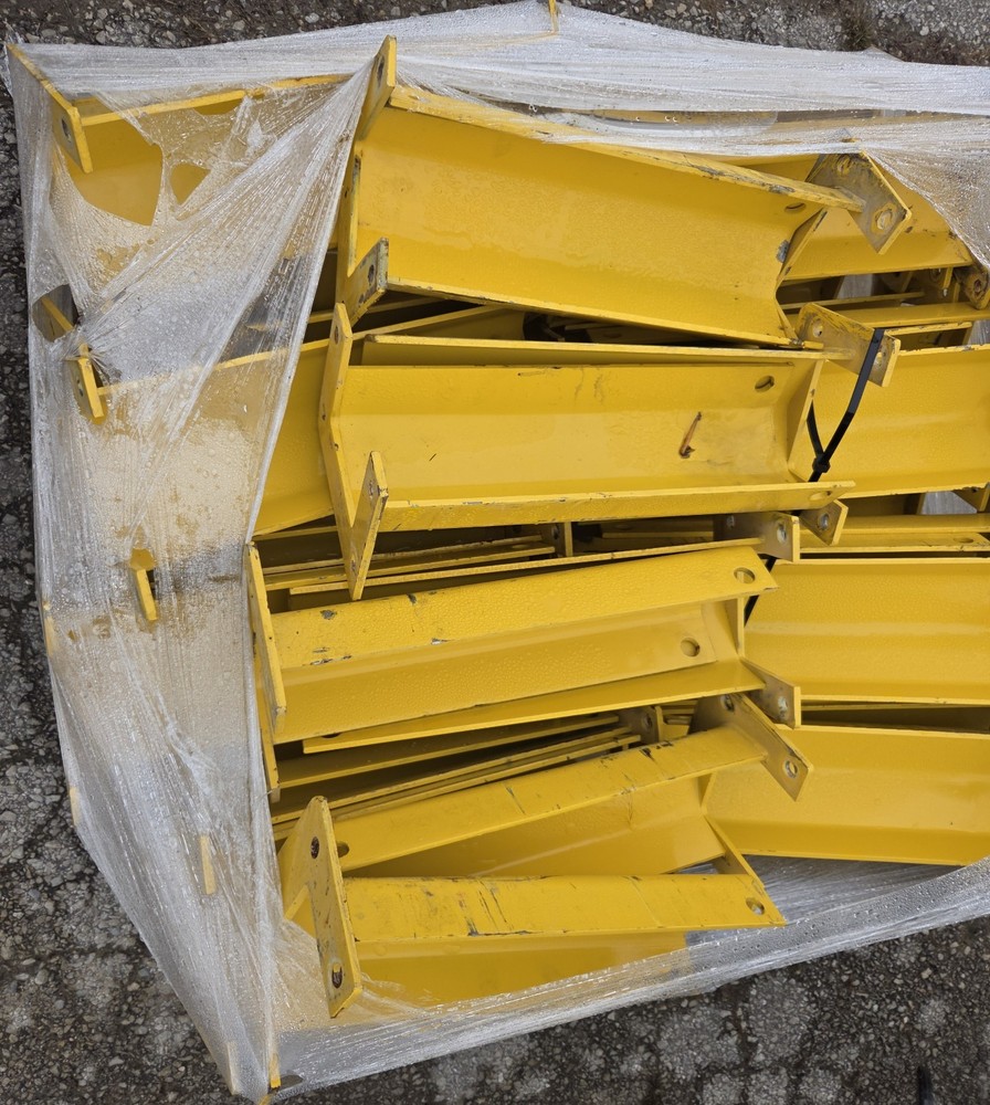 Post Protector 12" Pallet Rack Column Guard Yellow 4" ID Width