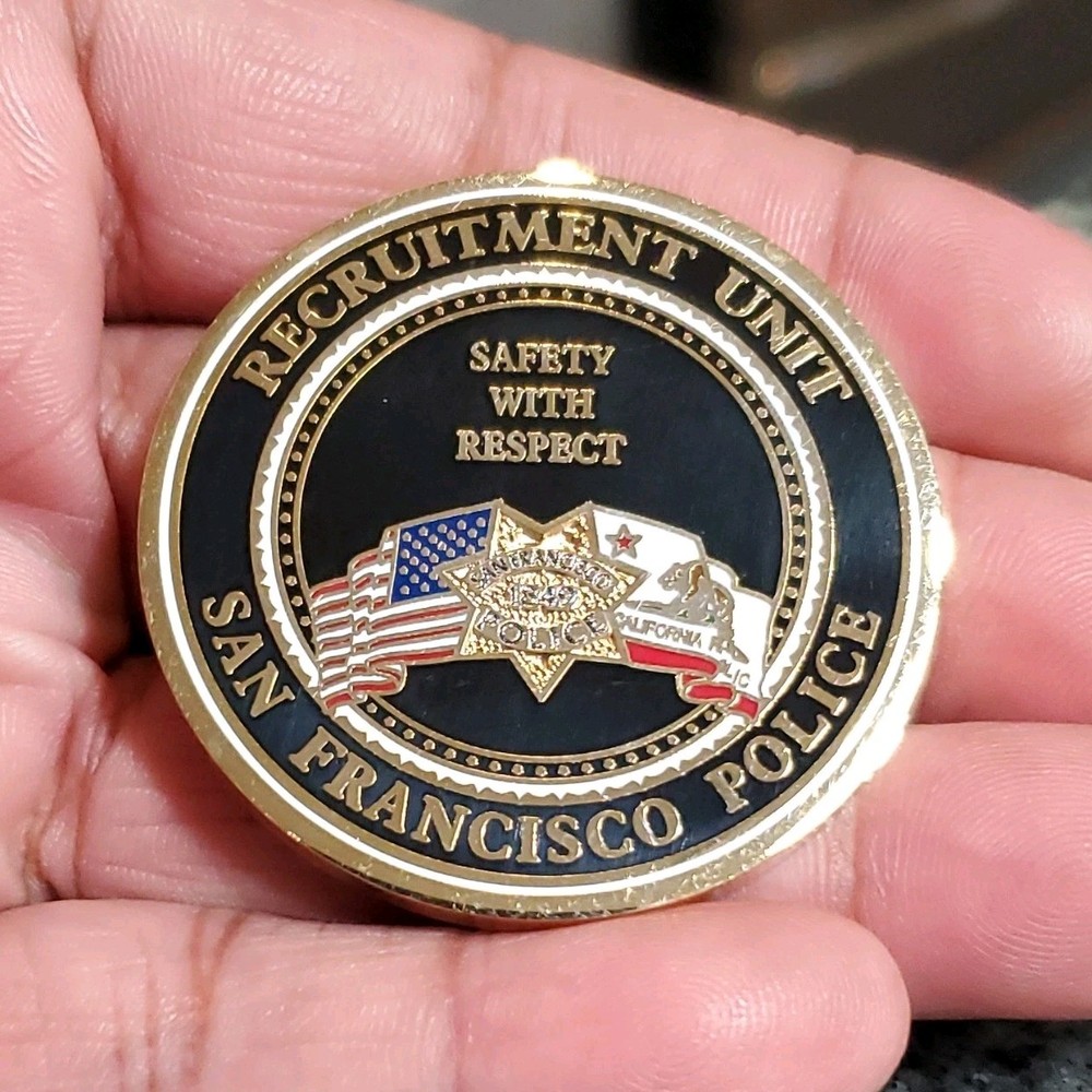 SFPD San Francisco Police Challenge Coin