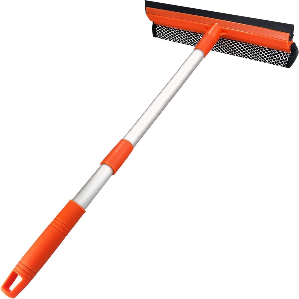 Window Squeegee For Window Cleaning With Retractable Pole Squeegee Window 20"