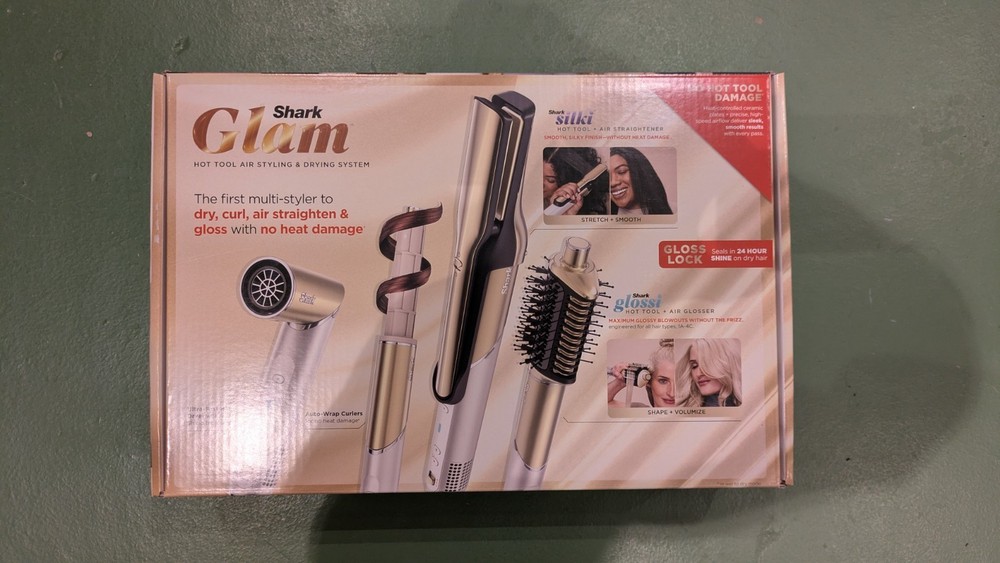 Shark Glam Ceramic & Powerful Air Styling & Drying System with Diffuser - NEW